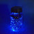 Fantado Wide Mouth Gold Mercury Glass Mason Jar w/ Hanging Blue LED Fairy Light Kit (Battery Powered) - AsianImportStore.com - B2B Wholesale Lighting and Decor