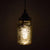 Silver Mercury Glass Mason Jar Pendant Light Kit, Regular Mouth, White Cord, 15FT - AsianImportStore.com - B2B Wholesale Lighting & Decor since 2002