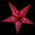 24" Red Butterfly w/ Hearts Paper Star Lantern, Chinese Hanging Wedding & Party Decoration - AsianImportStore.com - B2B Wholesale Lighting and Decor