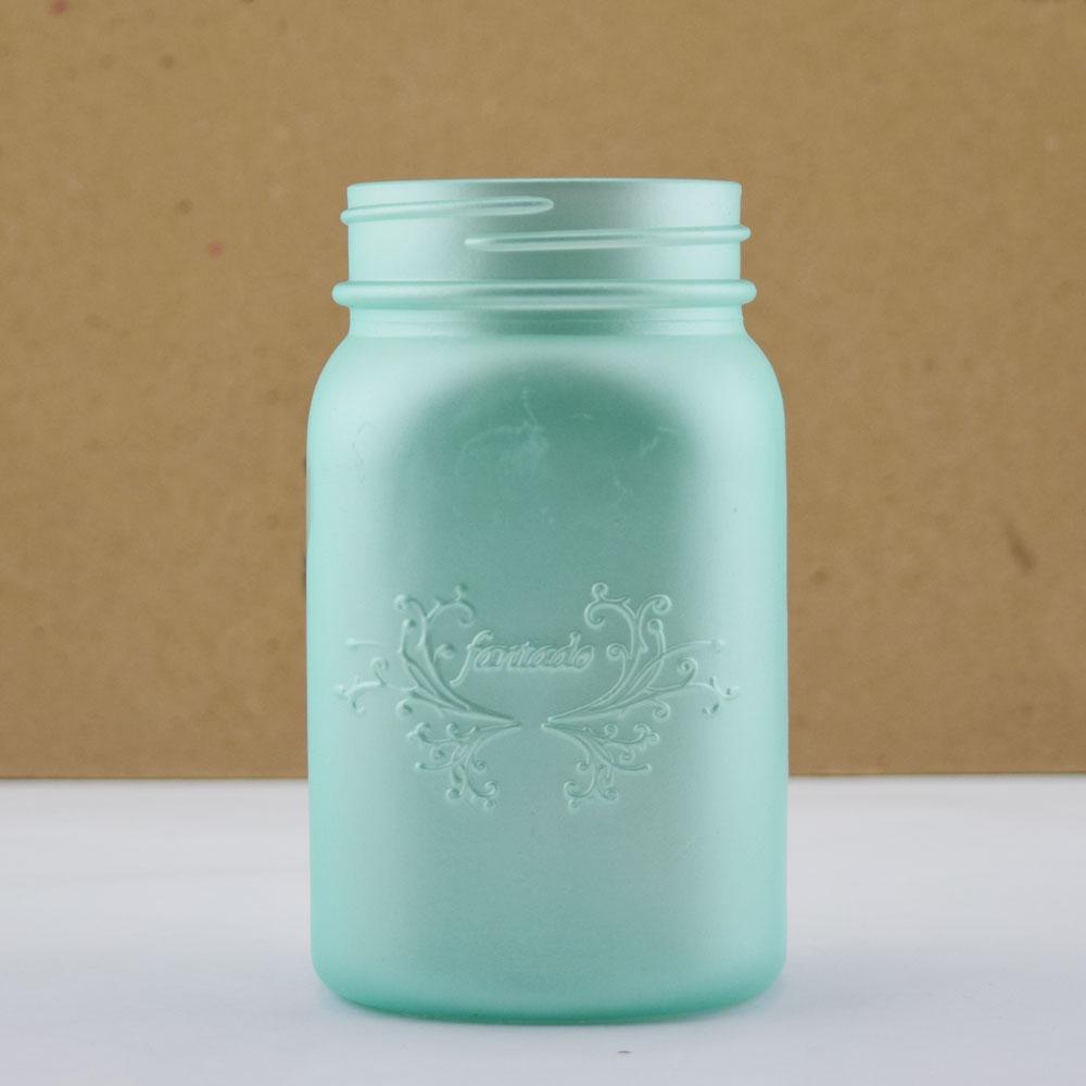 Fantado Frozen Blue Mason Jar Pendant Light Kit, Regular Mouth, Clear Cord, 15FT - AsianImportStore.com - B2B Wholesale Lighting and Decor