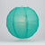 14" Teal Green Round Paper Lantern, Crisscross Ribbing, Chinese Hanging Wedding & Party Decoration - AsianImportStore.com - B2B Wholesale Lighting and Decor