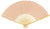 9" Nude Silk Hand Fans for Weddings (10 Pack) - AsianImportStore.com - B2B Wholesale Lighting and Decor