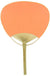 9" Orange Paddle Paper Hand Fans for Weddings (10 Pack) - AsianImportStore.com - B2B Wholesale Lighting and Decor