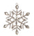 5" Ingrid Snowflake Rhinestone Ornament Christmas Decoration - AsianImportStore.com - B2B Wholesale Lighting and Decor