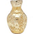 BLOWOUT (20 PACK) Vintage Mercury Glass Vase (5.5-Inch, Evelyn Classic Design, Gold) - Decorative Flower Vase - For Home Decor and Wedding Centerpieces