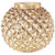 Vintage Mercury Glass Vase (5-Inch, Hazel Bubble Design, Gold) - Decorative Flower Vase - For Home Decor, Party Decorations, and Wedding Centerpieces - AsianImportStore.com - B2B Wholesale Lighting & Décor since 2002.