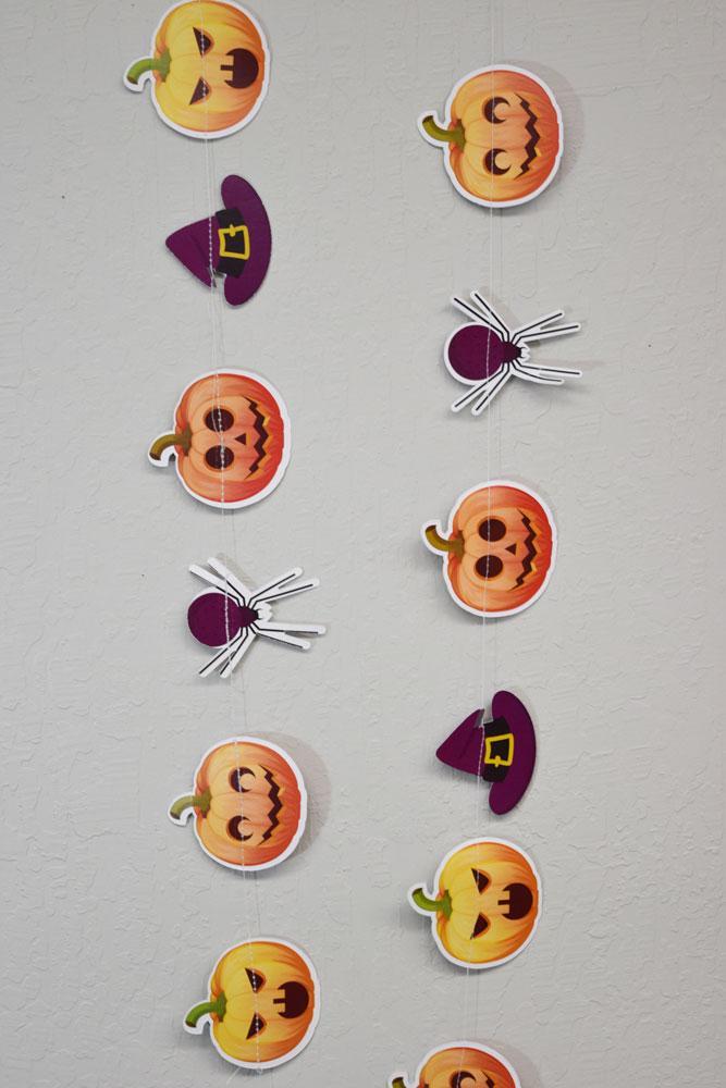Halloween Jack-O-Lantern / Witch / Spider Paper Garland Banner (10FT) (100 PACK) - AsianImportStore.com - B2B Wholesale Lighting and Décor