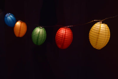 Multi-Color Kawaii Shaped Paper Lantern String String Lights (8FT, Expandable) (UL Listed) - AsianImportStore.com - B2B Wholesale Lighting & Decor since 2002