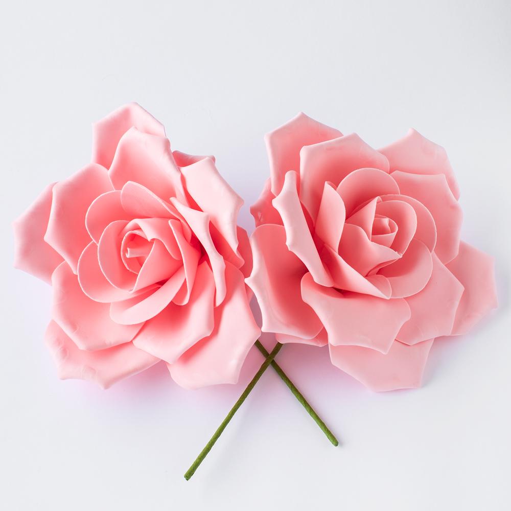 Large 12" Blush Rose Foam Flower Backdrop Wall Decor, 3D Premade (2-PACK)  for Weddings, Photo Shoots, Birthday Parties and more - AsianImportStore.com - B2B Wholesale Lighting and Decor