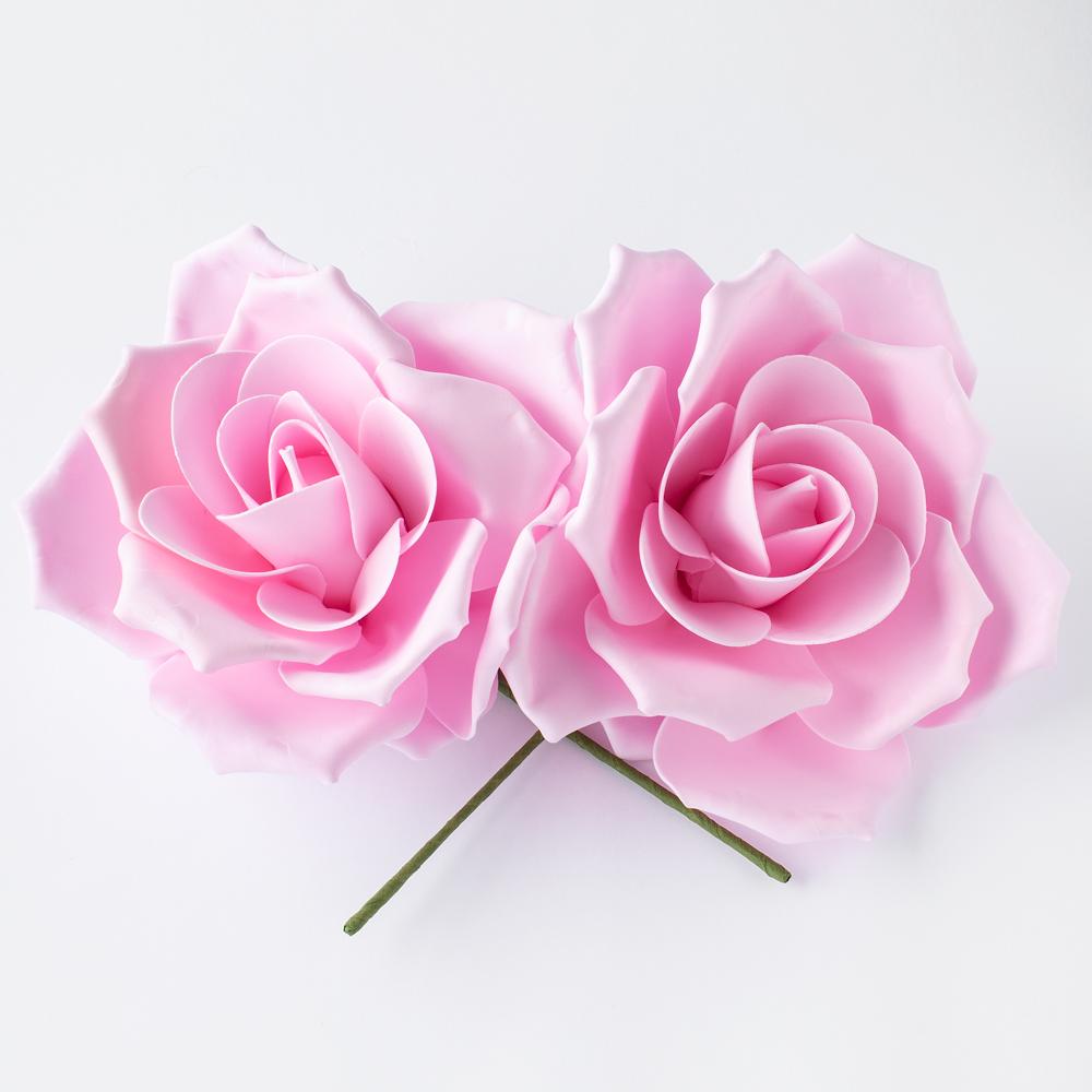 Large 12" Pink Rose Foam Flower Backdrop Wall Decor, 3D Premade (2-PACK)  for Weddings, Photo Shoots, Birthday Parties and more - AsianImportStore.com - B2B Wholesale Lighting and Decor