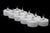 (Discontinued) (108 PACK) Amber Orange LED Battery Operated Flameless Tea Light - White Color Candles