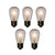 LED Filament Light Bulb, S14, Vintage Look, Energy Saving, E26 Base, 1 Watt (5 PACK) - AsianImportStore.com - B2B Wholesale Lighting and Decor