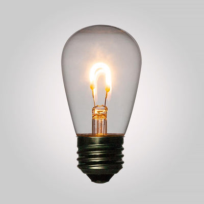LED Filament Light Bulb, S14, Vintage Look, Energy Saving, E26 Base, 1 Watt (5 PACK) - AsianImportStore.com - B2B Wholesale Lighting and Decor