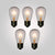 LED Filament Light Bulb, S14, Vintage Look, Energy Saving, E26 Base, 1 Watt (5 PACK) - AsianImportStore.com - B2B Wholesale Lighting and Decor