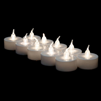LED Flameless Tea Light Candles, Battery Powered (50 PACK) - Some Assembly Required - AsianImportStore.com - B2B Wholesale Lighting and Decor