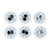 LED Wine Bottle Light Bar Coaster / Sticker Glorifier, Battery Operated (Cool White, 6-PACK) - AsianImportStore.com - B2B Wholesale Lighting and Decor