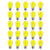 (Discontinued) Replacement Transparent Yellow 11-Watt Incandescent S14 Sign Light Bulbs, E26 Medium Base (25 PACK)