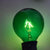 Replacement Transparent Green 7-Watt Incandescent G40 Globe Light Bulbs, E12 Candelabra Base (25 PACK) - AsianImportStore.com - B2B Wholesale Lighting and Decor