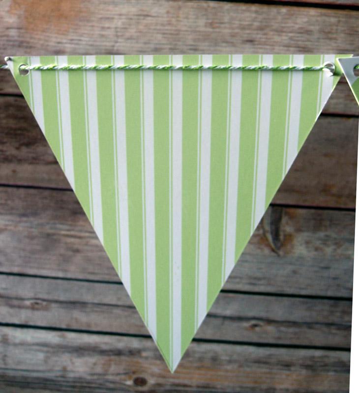 Light Lime Mix Pattern Triangle Flag Pennant Banner (11FT) - AsianImportStore.com - B2B Wholesale Lighting and Decor