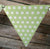 Light Lime Mix Pattern Triangle Flag Pennant Banner (11FT) - AsianImportStore.com - B2B Wholesale Lighting and Decor