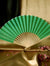 9" Light Lime Green Silk Hand Fans for Weddings (10 PACK) - AsianImportStore.com - B2B Wholesale Lighting and Decor