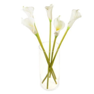 Cream White Calla Lily 25.5" Stem, Realistic Flower Wedding Foam Floral for Crafting (1 Stem) - AsianImportStore.com - B2B Wholesale Lighting and Decor