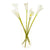 Cream White Calla Lily 25.5" Stem, Realistic Flower Wedding Foam Floral for Crafting (1 Stem) - AsianImportStore.com - B2B Wholesale Lighting and Decor
