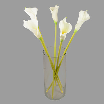 Cream White Calla Lily 25.5" Stem, Realistic Flower Wedding Foam Floral for Crafting (1 Stem) - AsianImportStore.com - B2B Wholesale Lighting and Decor