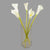 Cream White Calla Lily 25.5" Stem, Realistic Flower Wedding Foam Floral for Crafting (1 Stem) - AsianImportStore.com - B2B Wholesale Lighting and Decor