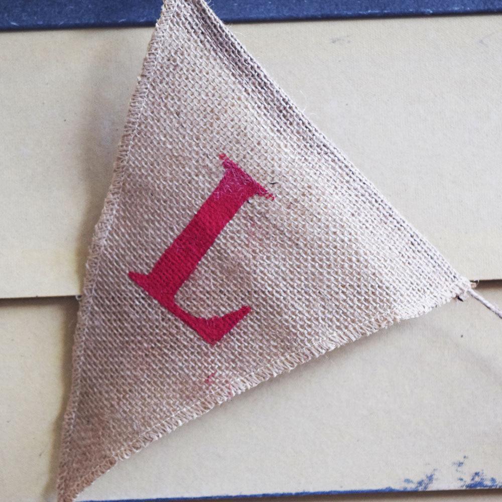 Love Burlap Triangle Flag Pennant Banner (5 Ft) (100 PACK) - AsianImportStore.com - B2B Wholesale Lighting and Décor