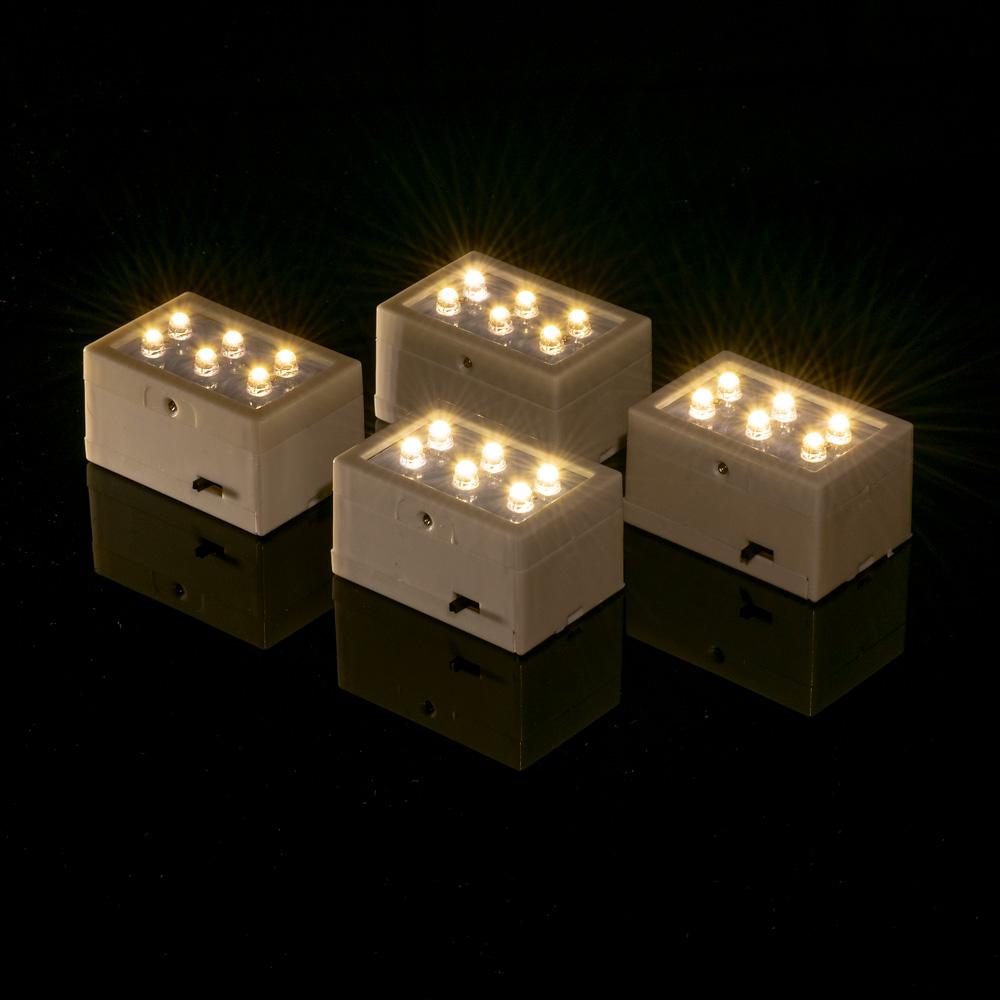 Fantado MoonBright™ BULK PACK (10) 6-LED Luminary / Luminaria Bag Lights, Warm White (Battery Powered) - AsianImportStore.com - B2B Wholesale Lighting and Decor