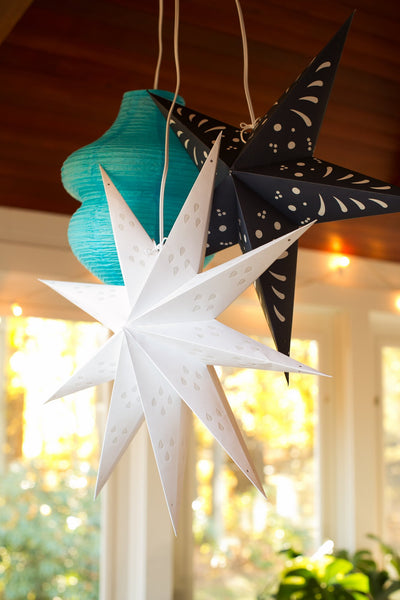 Turquoise Beehive Unique Shaped Paper Lantern, 10-inch x 14-inch - AsianImportStore.com - B2B Wholesale Lighting and Decor