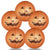 5 PACK | 16" Happy Jack-O-Lantern Halloween Paper Lantern - AsianImportStore.com - B2B Wholesale Lighting and Decor