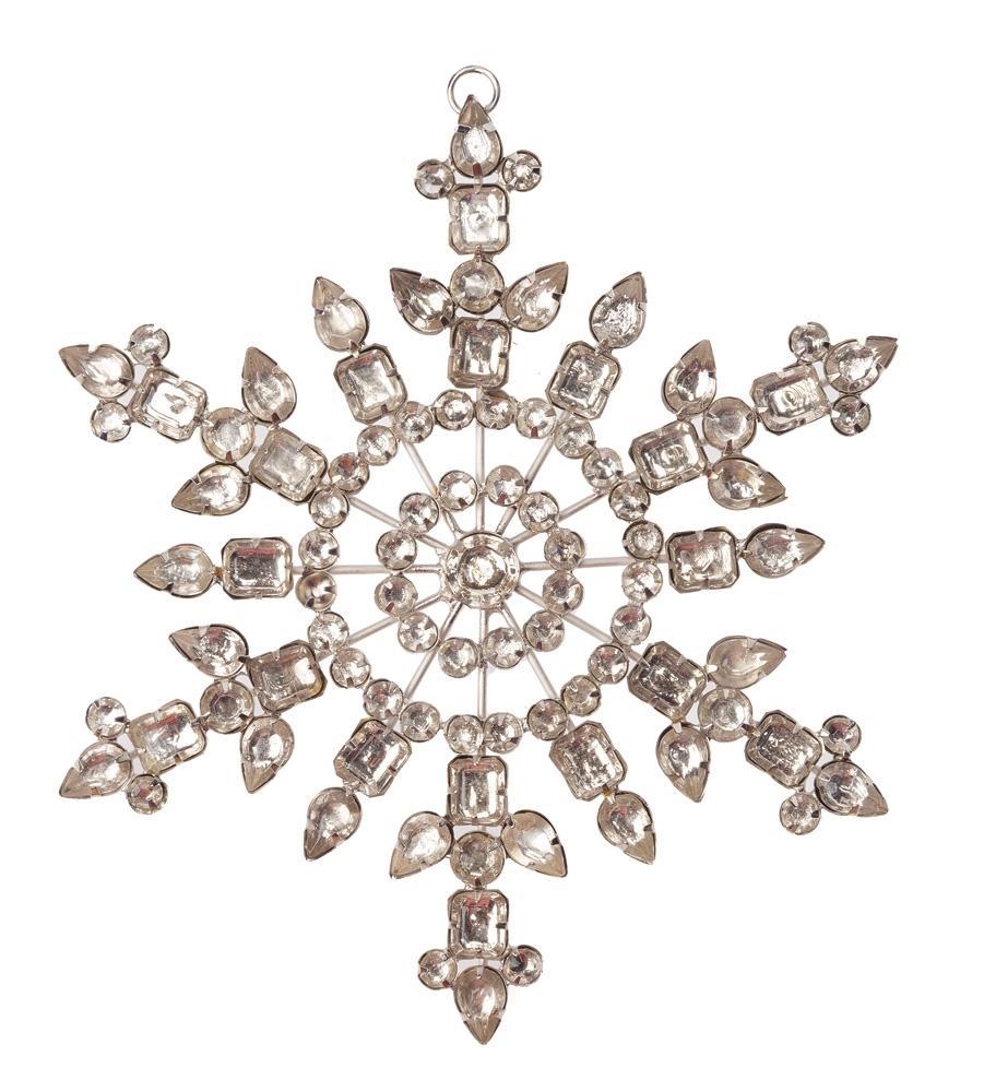 7" Magna Snowflake Rhinestone Ornament Christmas Decoration - AsianImportStore.com - B2B Wholesale Lighting and Decor