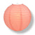 30" Roseate / Pink Coral Jumbo Round Paper Lantern, Even Ribbing, Chinese Hanging Wedding & Party Decoration - AsianImportStore.com - B2B Wholesale Lighting and Decor