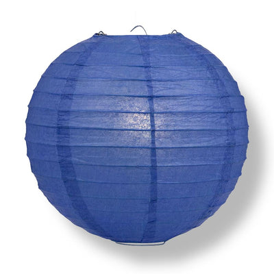 30" Even Ribbing Paper Lanterns - Door-2-Door - Various Colors Available (Master Case, 60-Day Processing)