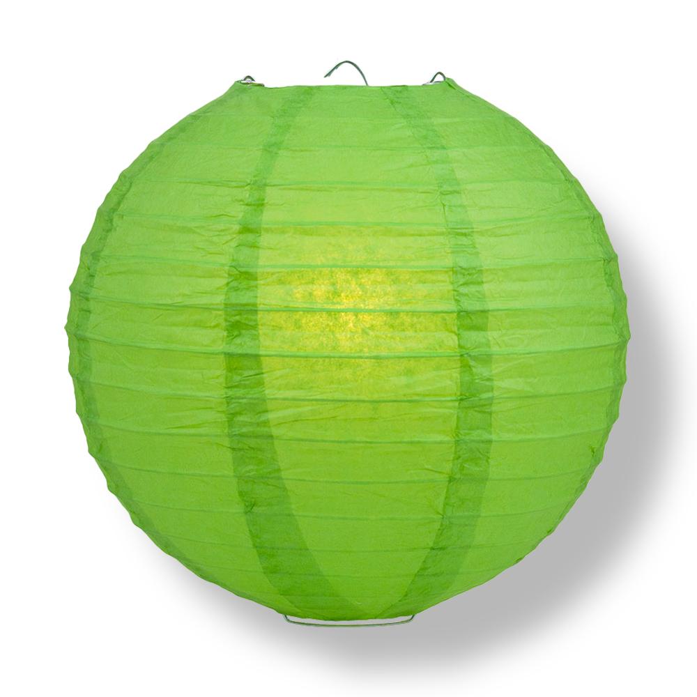 30" to 36" Even Ribbing Paper Lanterns - Various Colors Available - AsianImportStore.com - B2B Wholesale Lighting & Decor since 2002