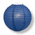 24" Navy Blue Round Paper Lantern, Even Ribbing, Chinese Hanging Wedding & Party Decoration - AsianImportStore.com - B2B Wholesale Lighting and Decor