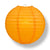 16" Orange Round Paper Lantern, Even Ribbing, Chinese Hanging Wedding & Party Decoration - AsianImportStore.com - B2B Wholesale Lighting and Decor
