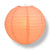 10" Peach / Orange Coral Round Paper Lantern, Even Ribbing, Chinese Hanging Wedding & Party Decoration - AsianImportStore.com - B2B Wholesale Lighting and Decor
