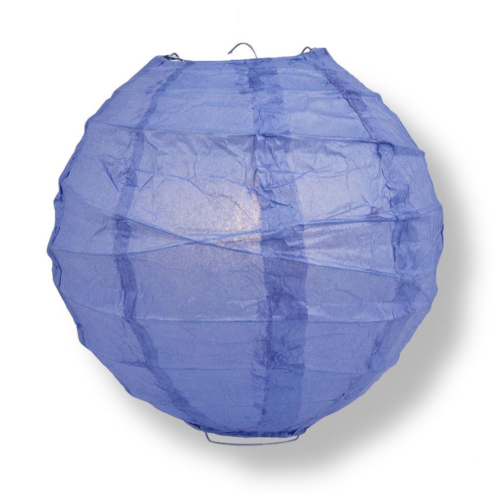14" Crisscross Ribbing Paper Lanterns - Door-2-Door - Various Colors Available (Master Case, 60-Day Processing)