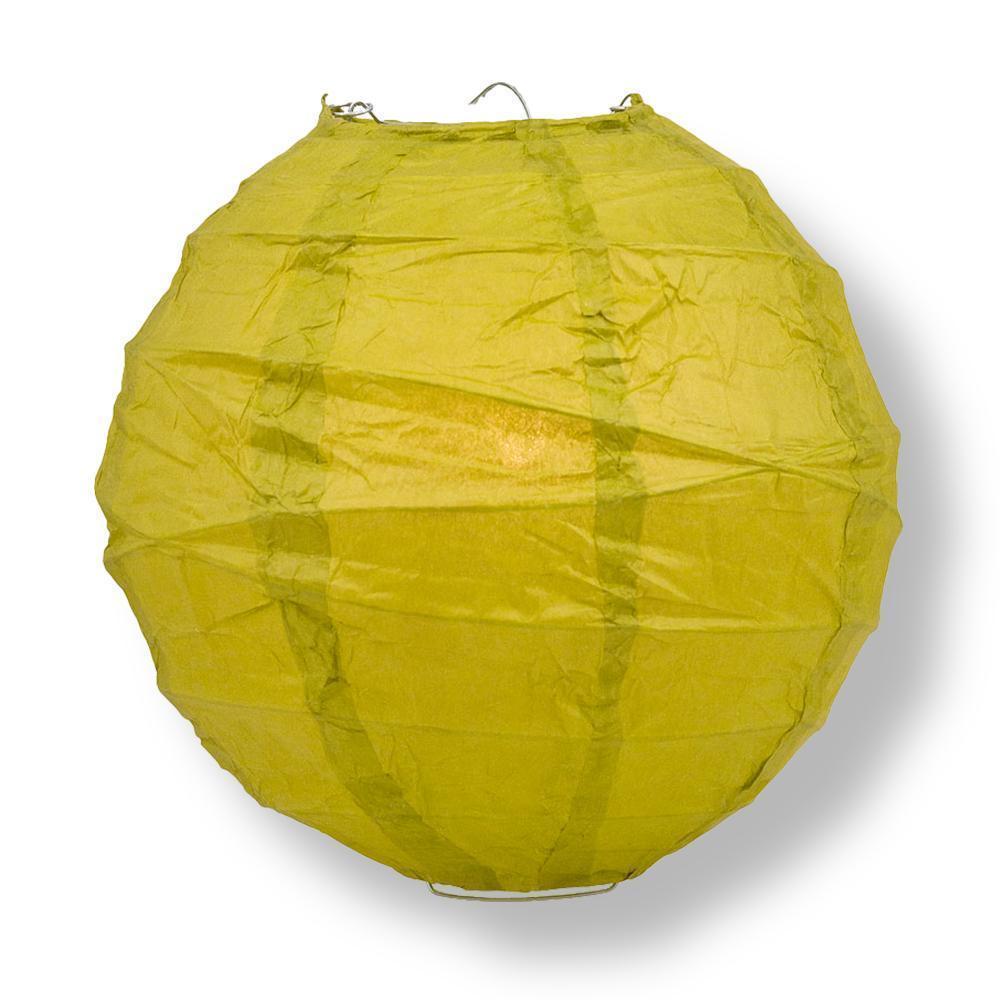 14" Crisscross Ribbing Paper Lanterns - Door-2-Door - Various Colors Available (Master Case, 60-Day Processing)
