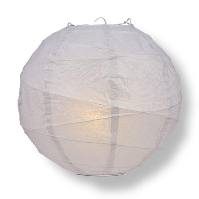 6" Crisscross Ribbing Paper Lanterns - Door-2-Door - Various Colors Available (Master Case, 60-Day Processing)