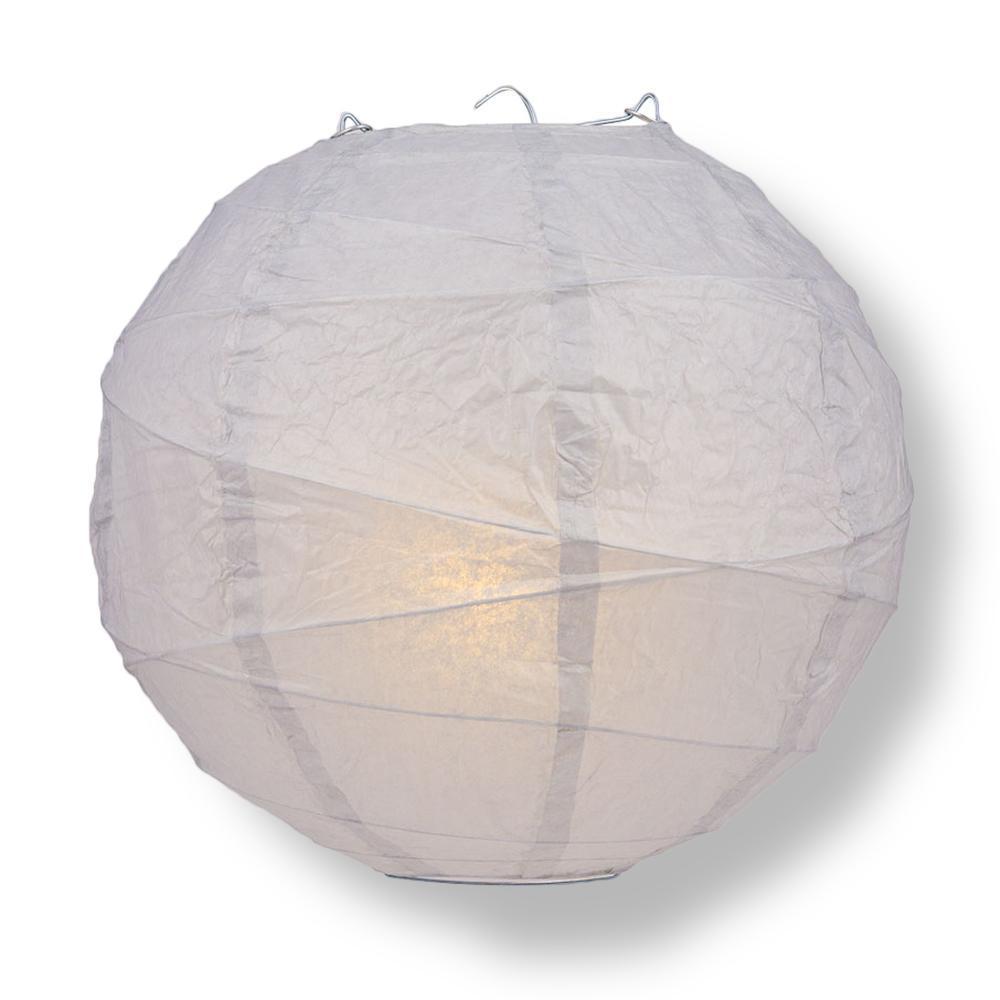 20" Crisscross Ribbing Paper Lanterns - Door-2-Door - Various Colors Available (Master Case, 60-Day Processing)