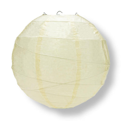 6" Crisscross Ribbing Paper Lanterns - Door-2-Door - Various Colors Available (Master Case, 60-Day Processing)