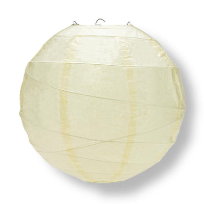 14" Crisscross Ribbing Paper Lanterns - Door-2-Door - Various Colors Available (Master Case, 60-Day Processing)