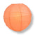 24" Peach / Orange Coral Round Paper Lantern, Crisscross Ribbing, Chinese Hanging Wedding & Party Decoration - AsianImportStore.com - B2B Wholesale Lighting and Decor