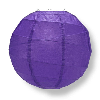 6" Crisscross Ribbing Paper Lanterns - Door-2-Door - Various Colors Available (Master Case, 60-Day Processing)