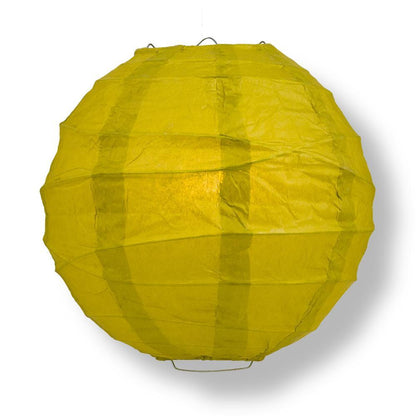 16" Crisscross Ribbing Paper Lanterns - Door-2-Door - Various Colors Available (Master Case, 60-Day Processing)