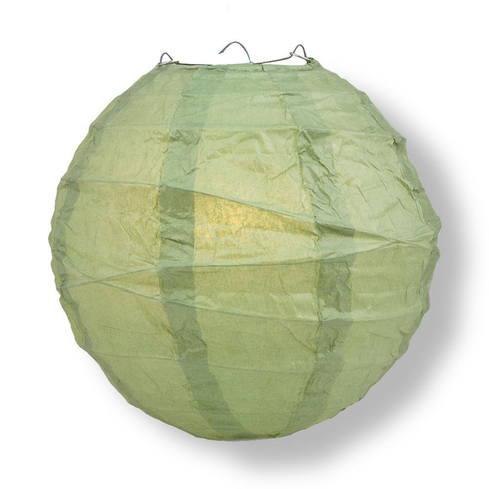 6" Crisscross Ribbing Paper Lanterns - Door-2-Door - Various Colors Available (Master Case, 60-Day Processing)